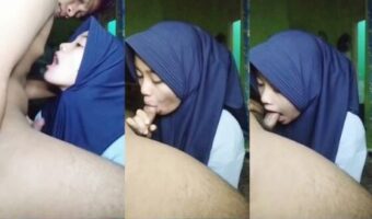 Cewek Jilbab Biru Nyepong Emut Jembutnya Belum Tumbuh Lho